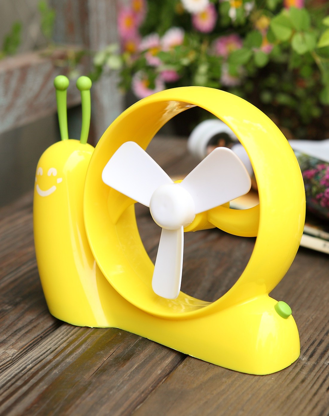 趣味生活蜗牛形状小风扇