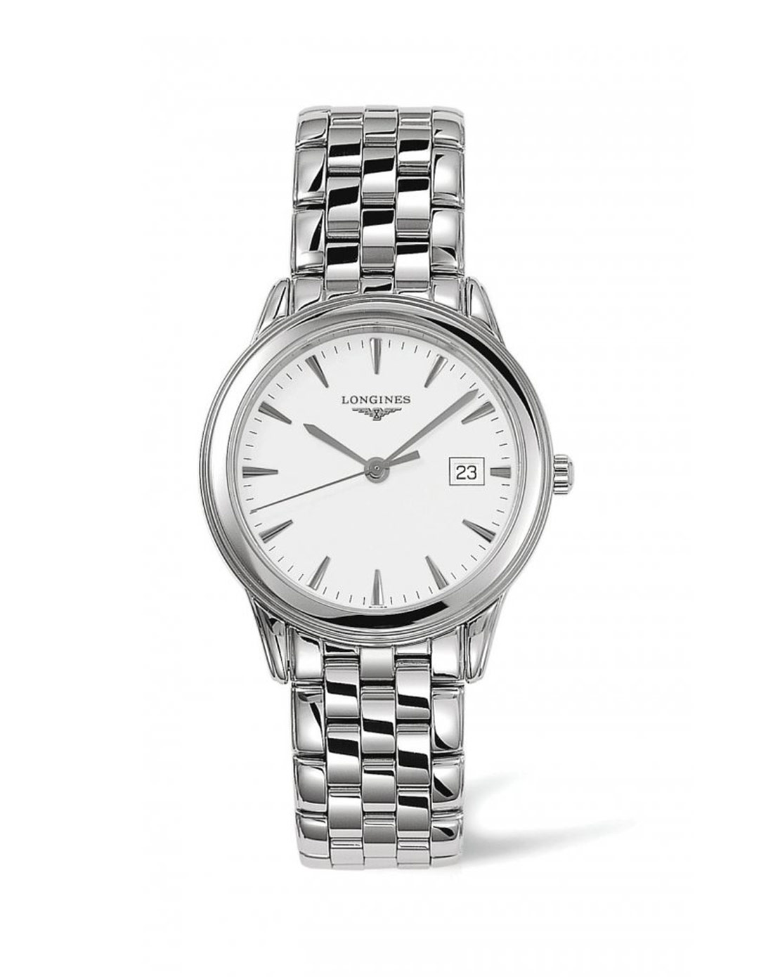 浪琴longines手表专场-军旗系列 石英男表 l4.716.4.12.