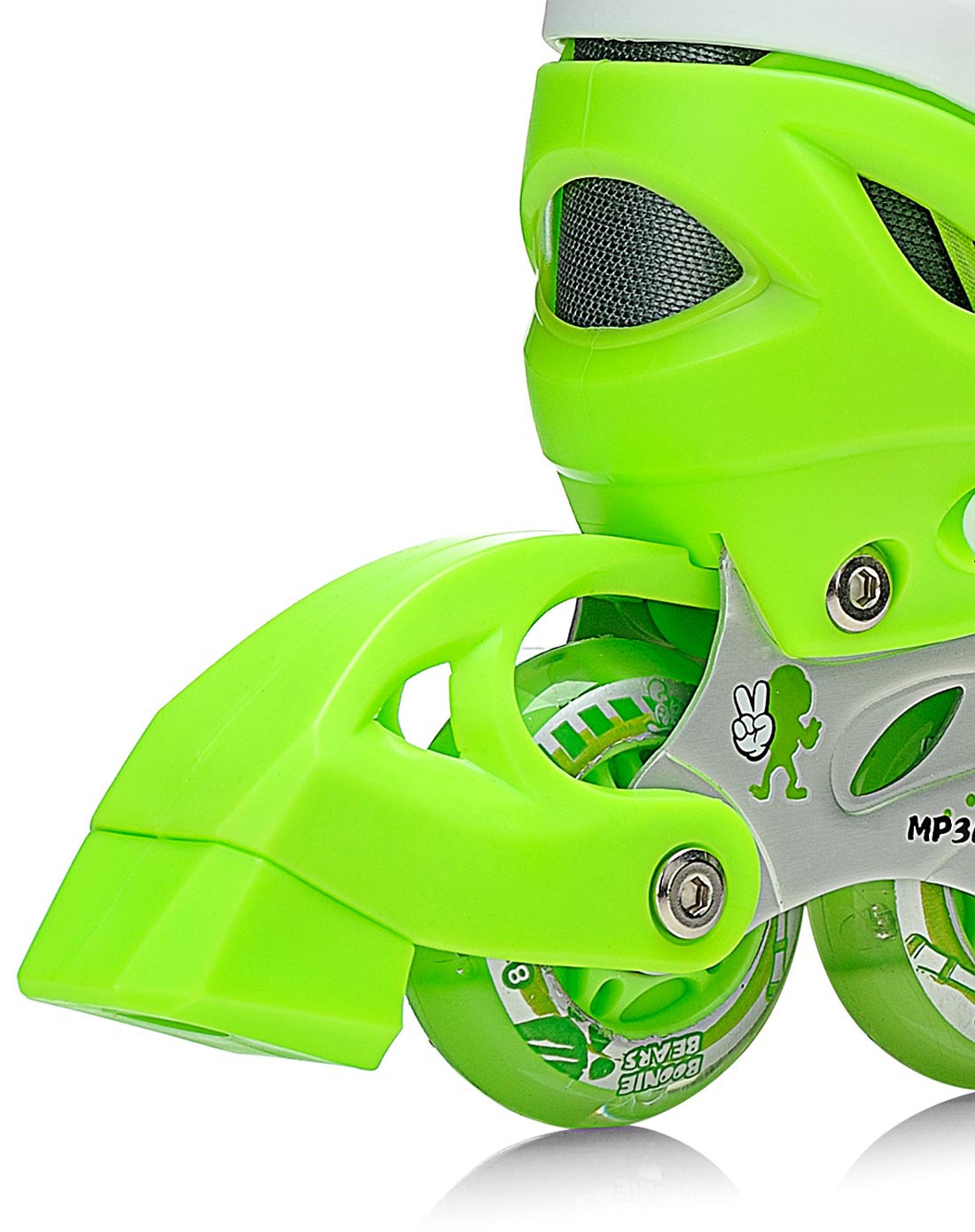 熊出没绿色儿童溜冰鞋