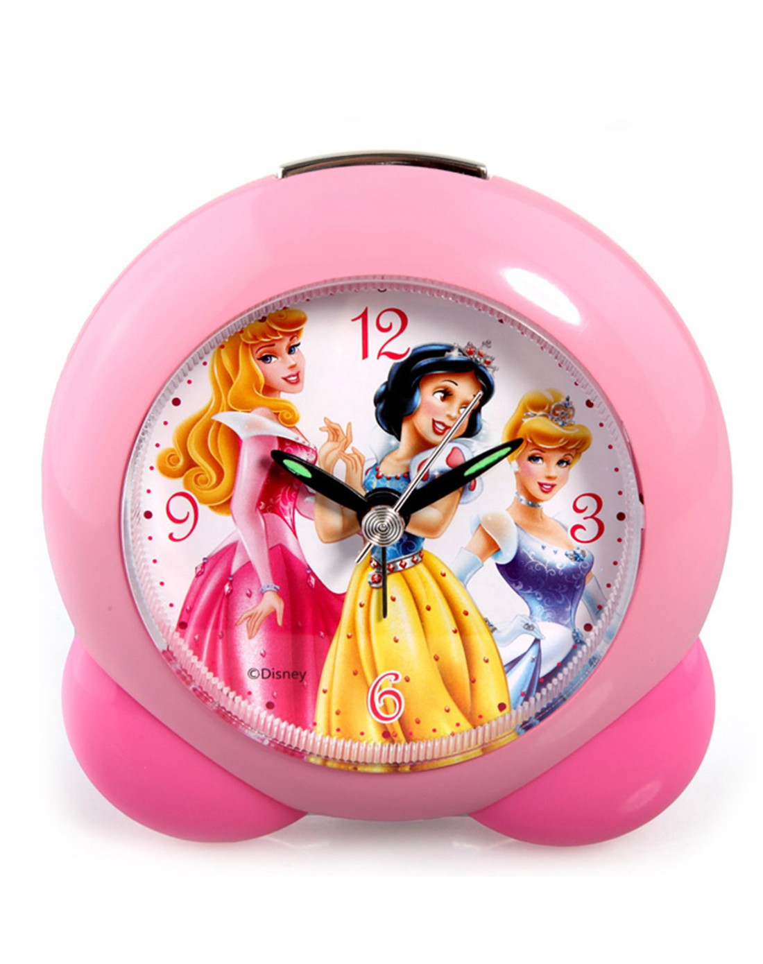 白雪公主圆脚闹钟