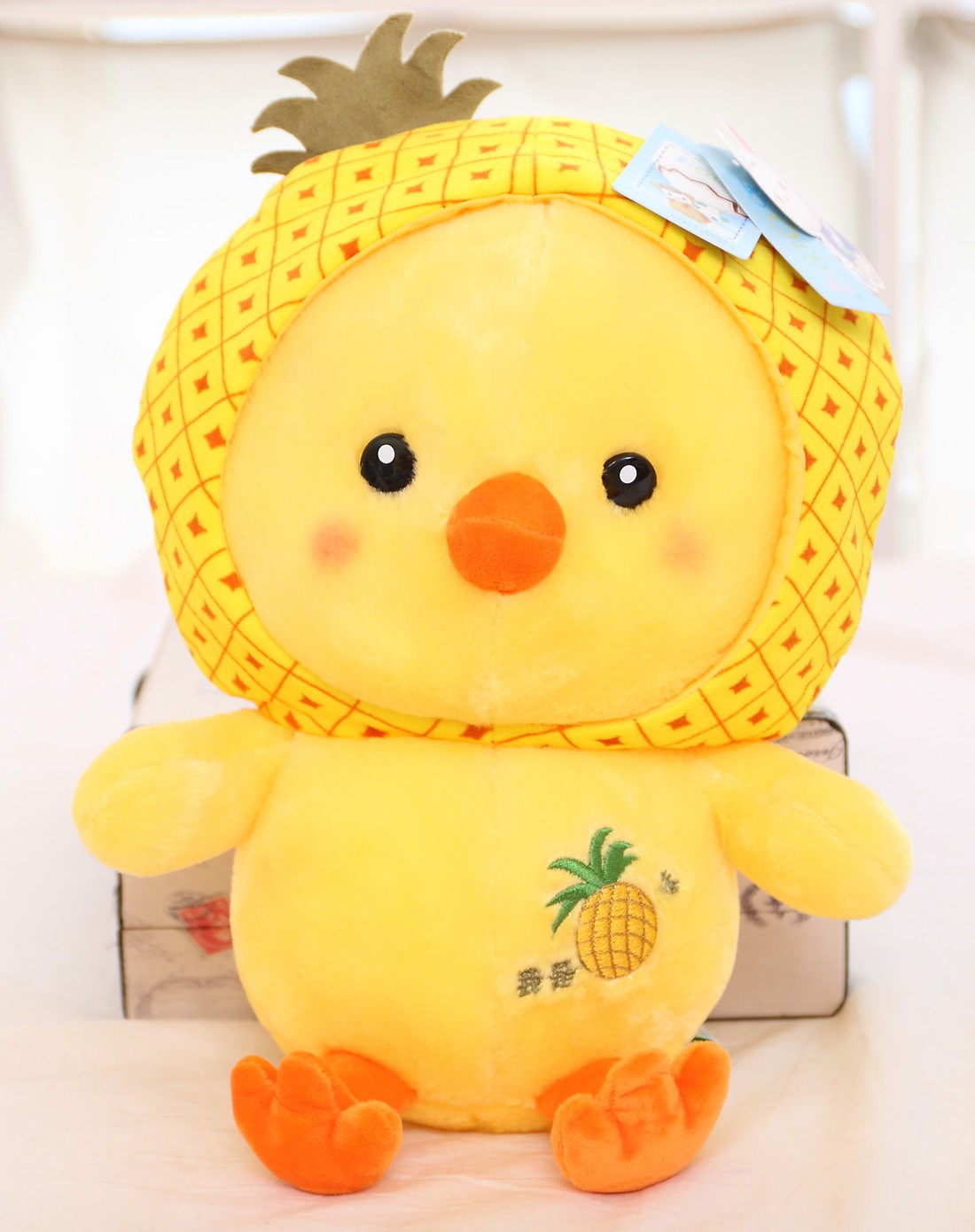 蓝白玩偶 小黄鸡(菠萝)-35cm