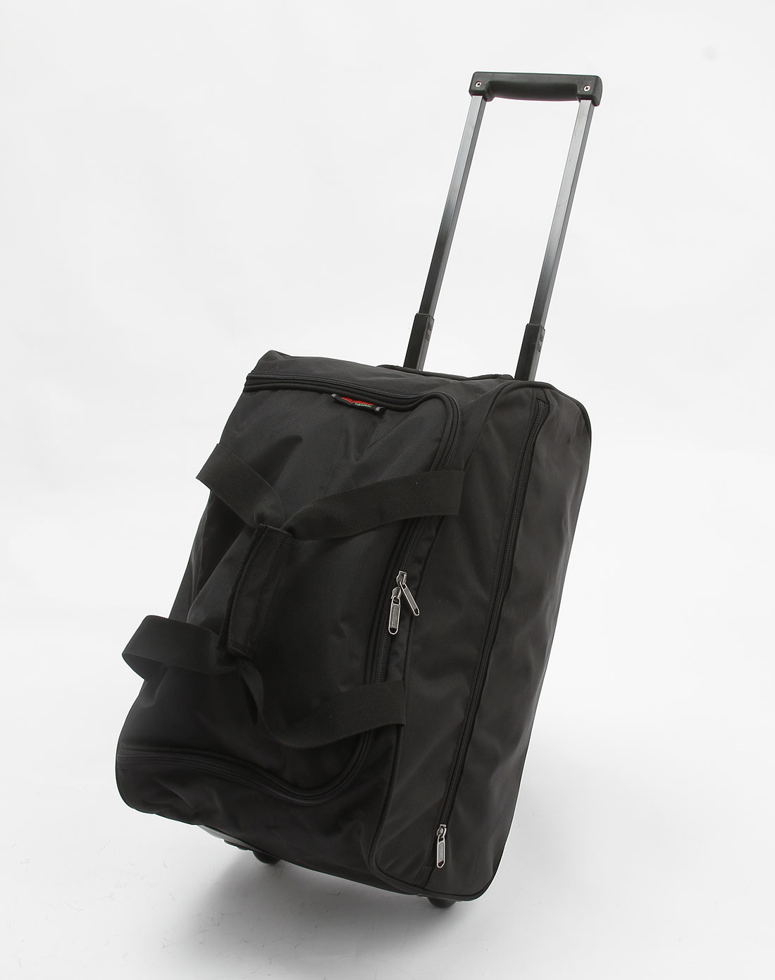 黑色拖轮拉杆手提旅行包