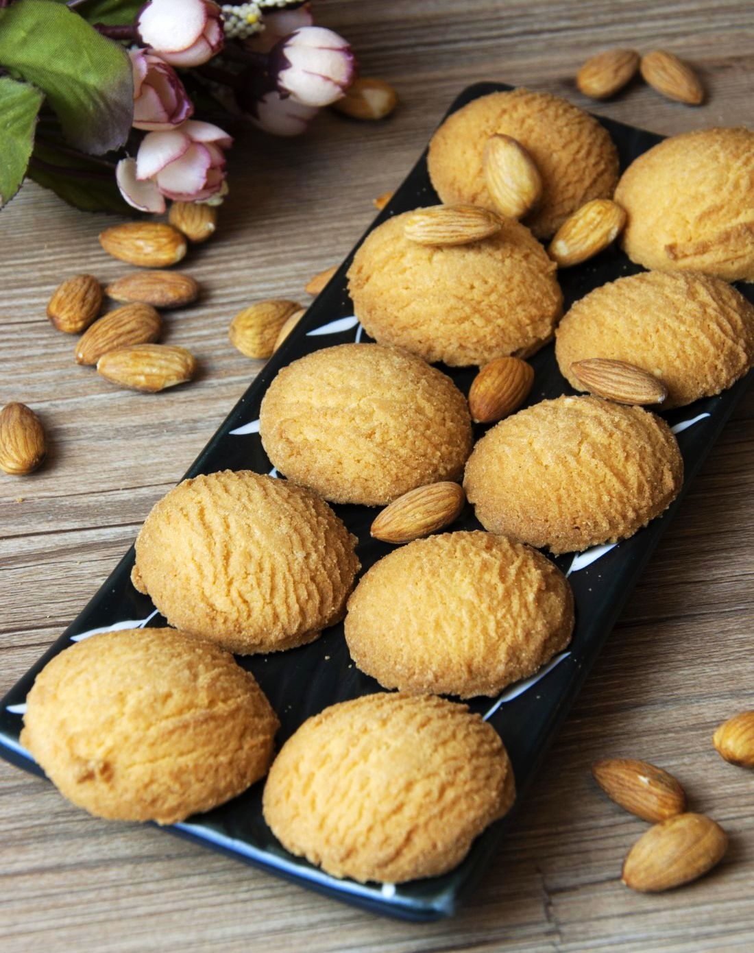 中华老字号咀香园杏仁曲奇200g