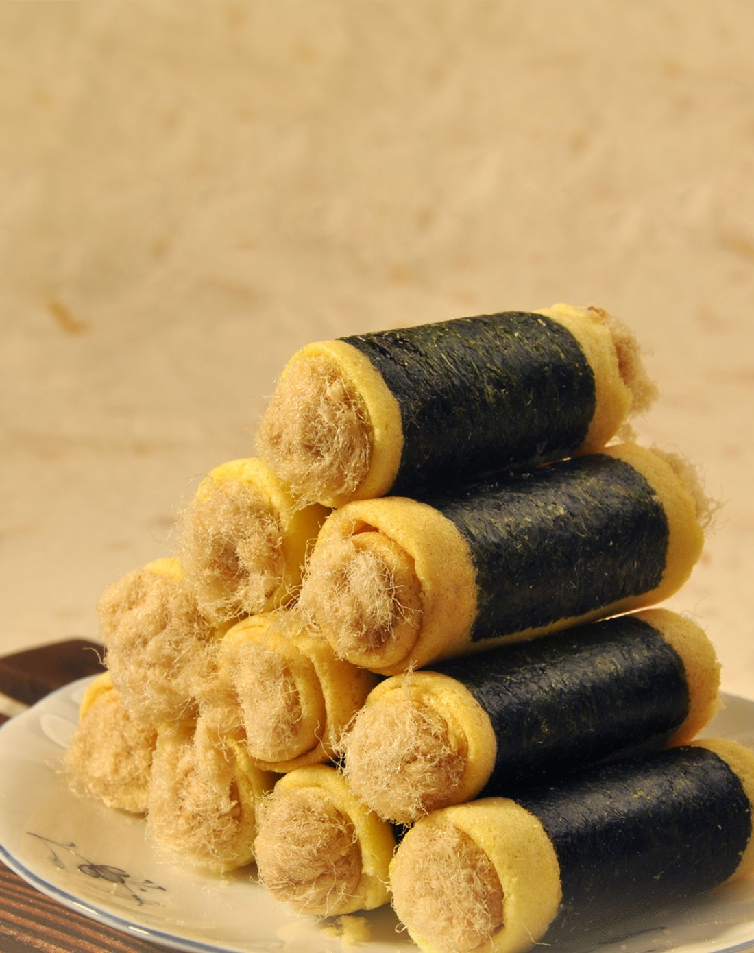 澳门特产礼记饼家古法秘制紫菜肉松蛋卷仔356g