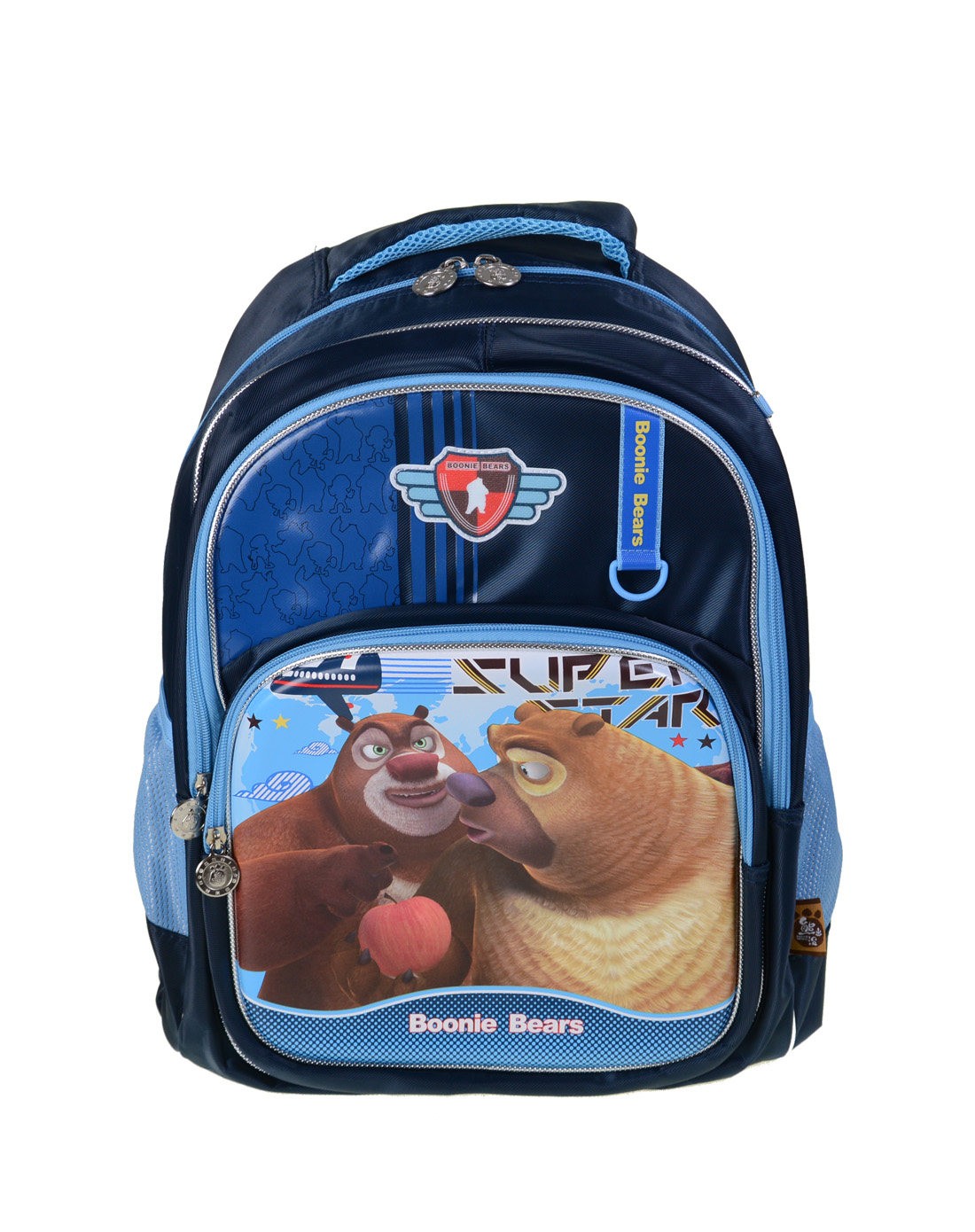 熊出没 蓝色中童书包