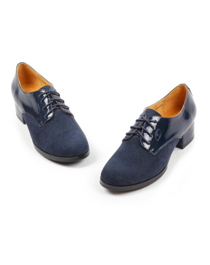 女款深蓝/海军兰色皮鞋