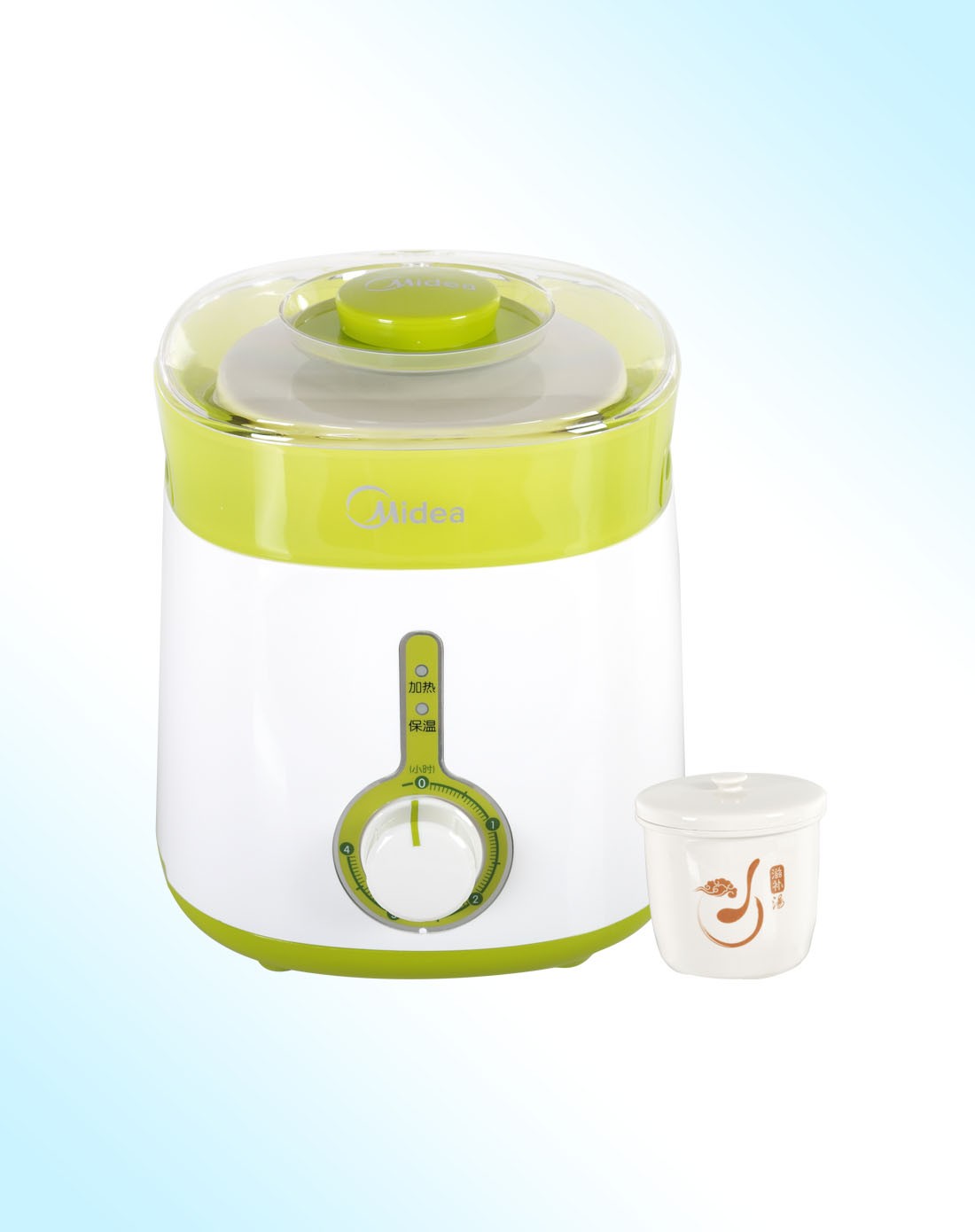 > 迷你时尚定时保温电炖盅1l