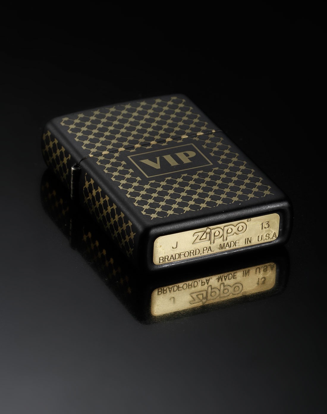 芝宝zippo打火机专场贵宾-黑哑漆,激光刻28531_唯品会