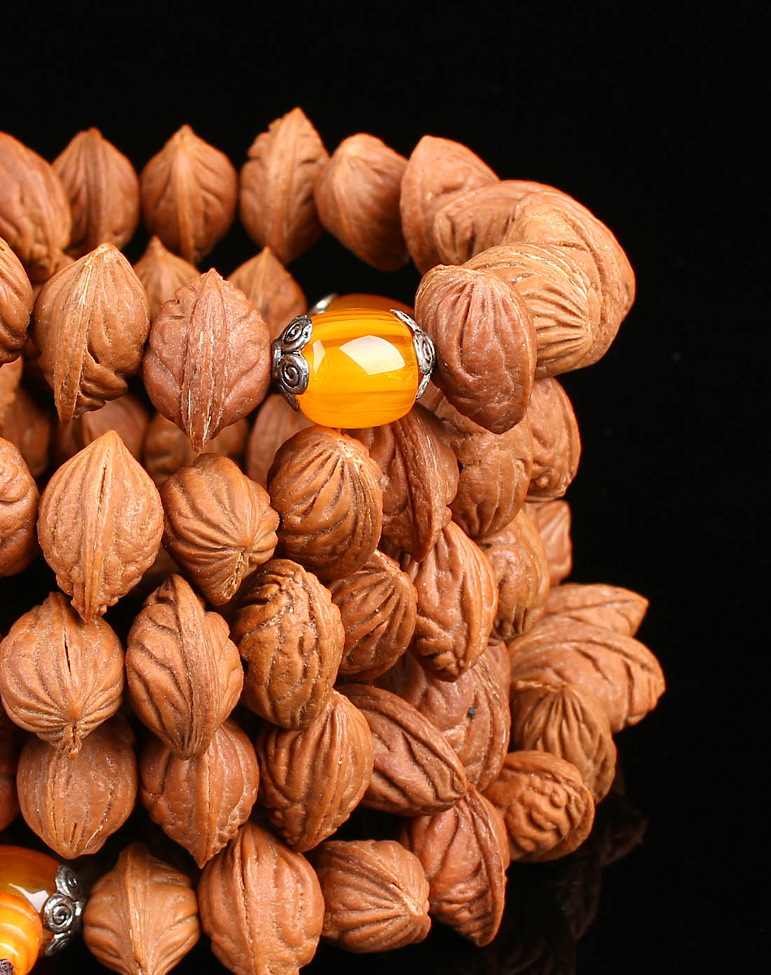 尼泊尔蟠桃核挂饰/提珠