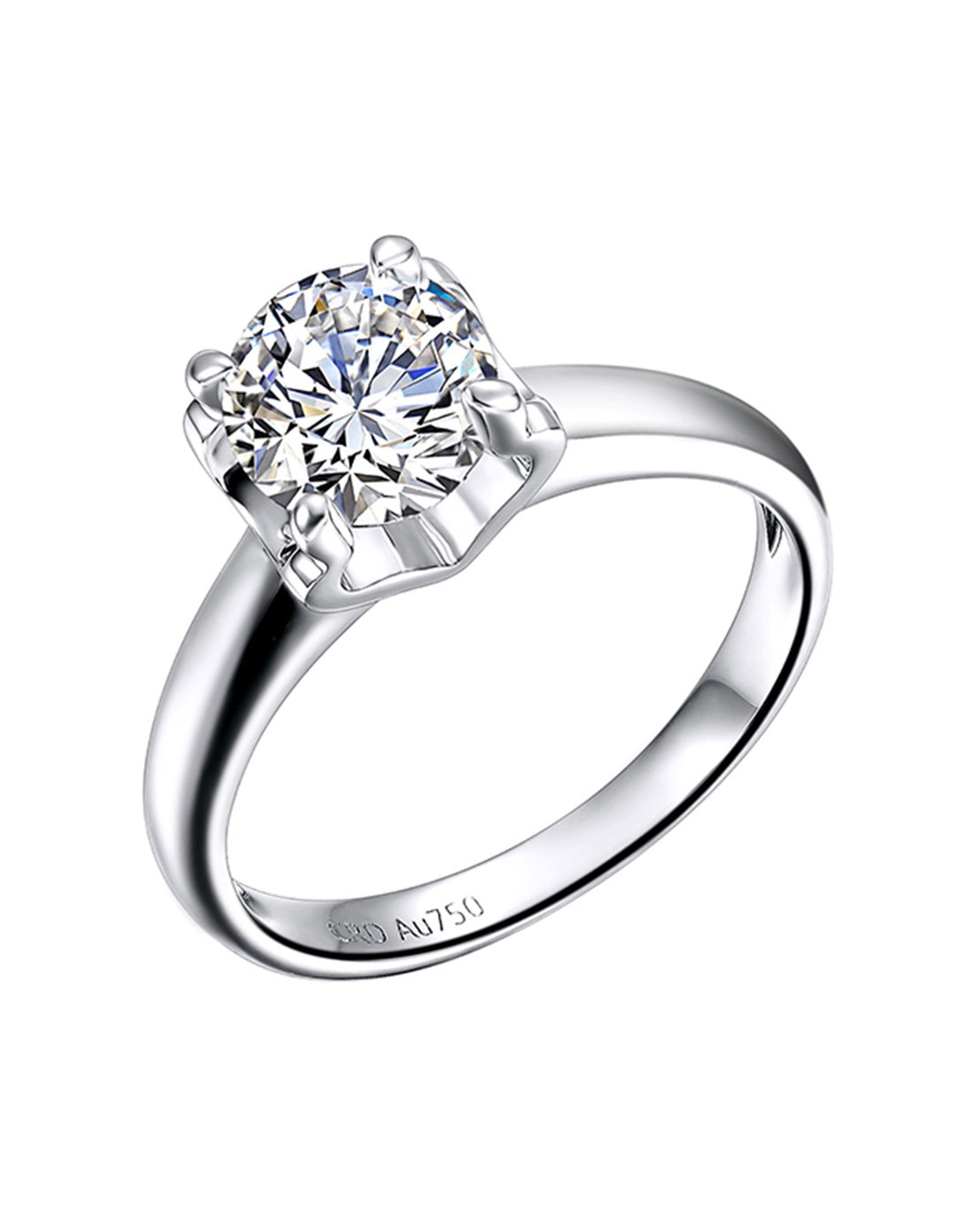 克徕帝crd珠宝专场-18k金宠爱钻石女戒h色