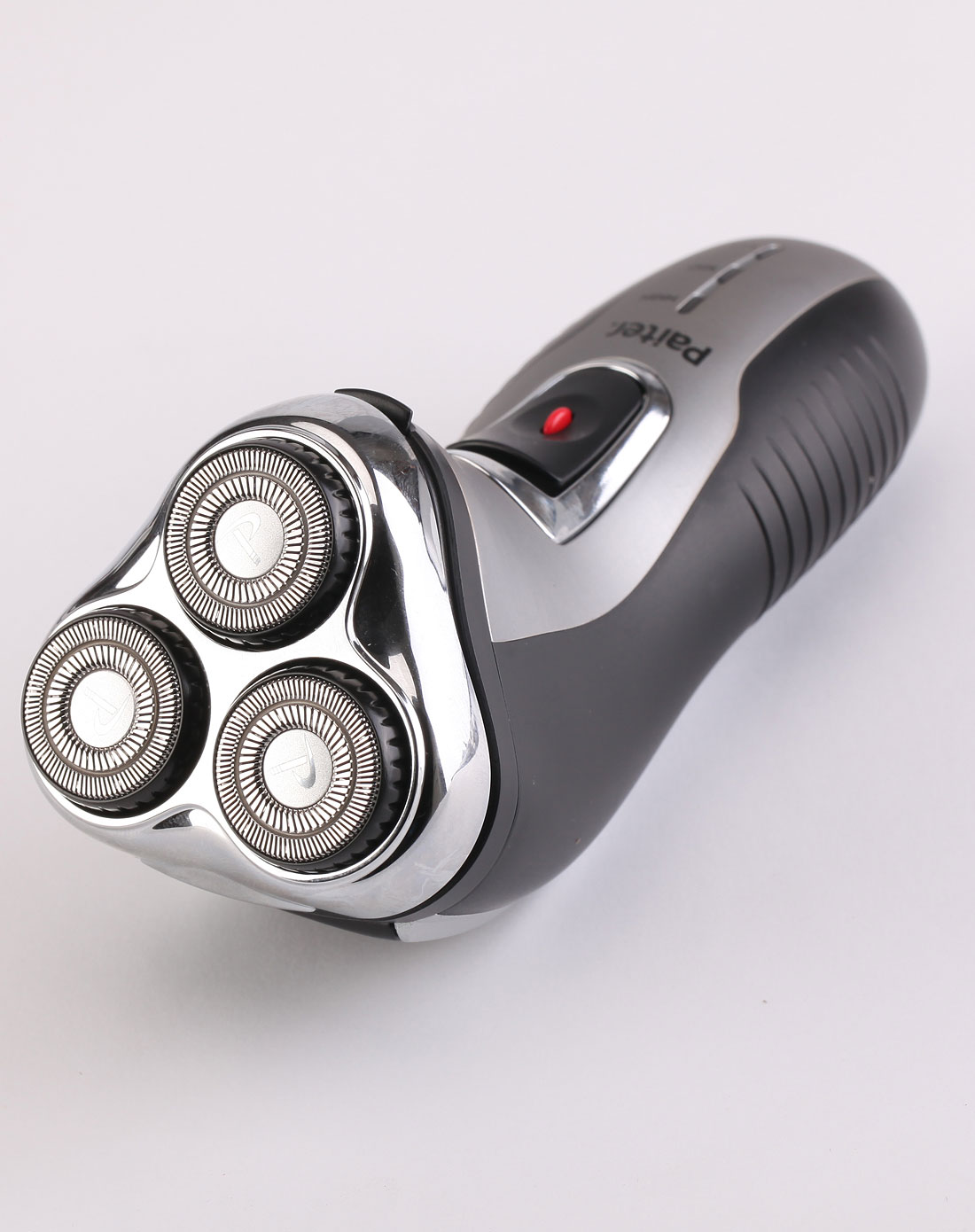 百特paiter电器专场-男款黑/银色拉丝防水独立浮动旋转剃须刀