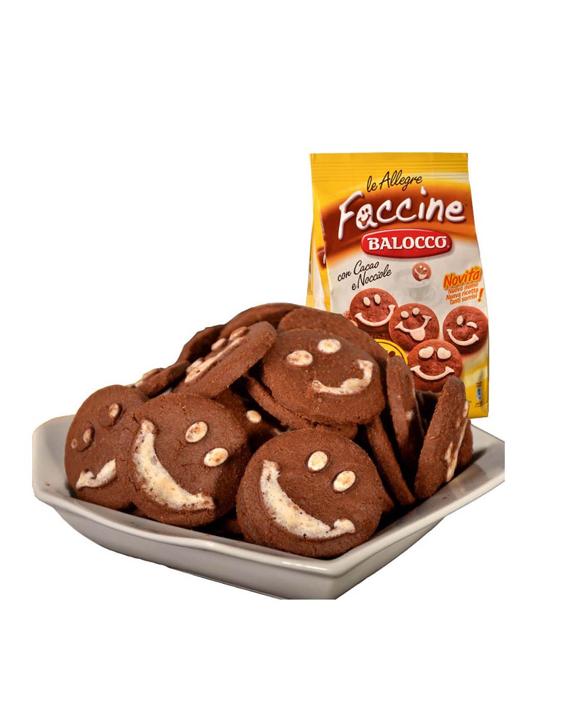百乐可巧克力笑脸饼干350g
