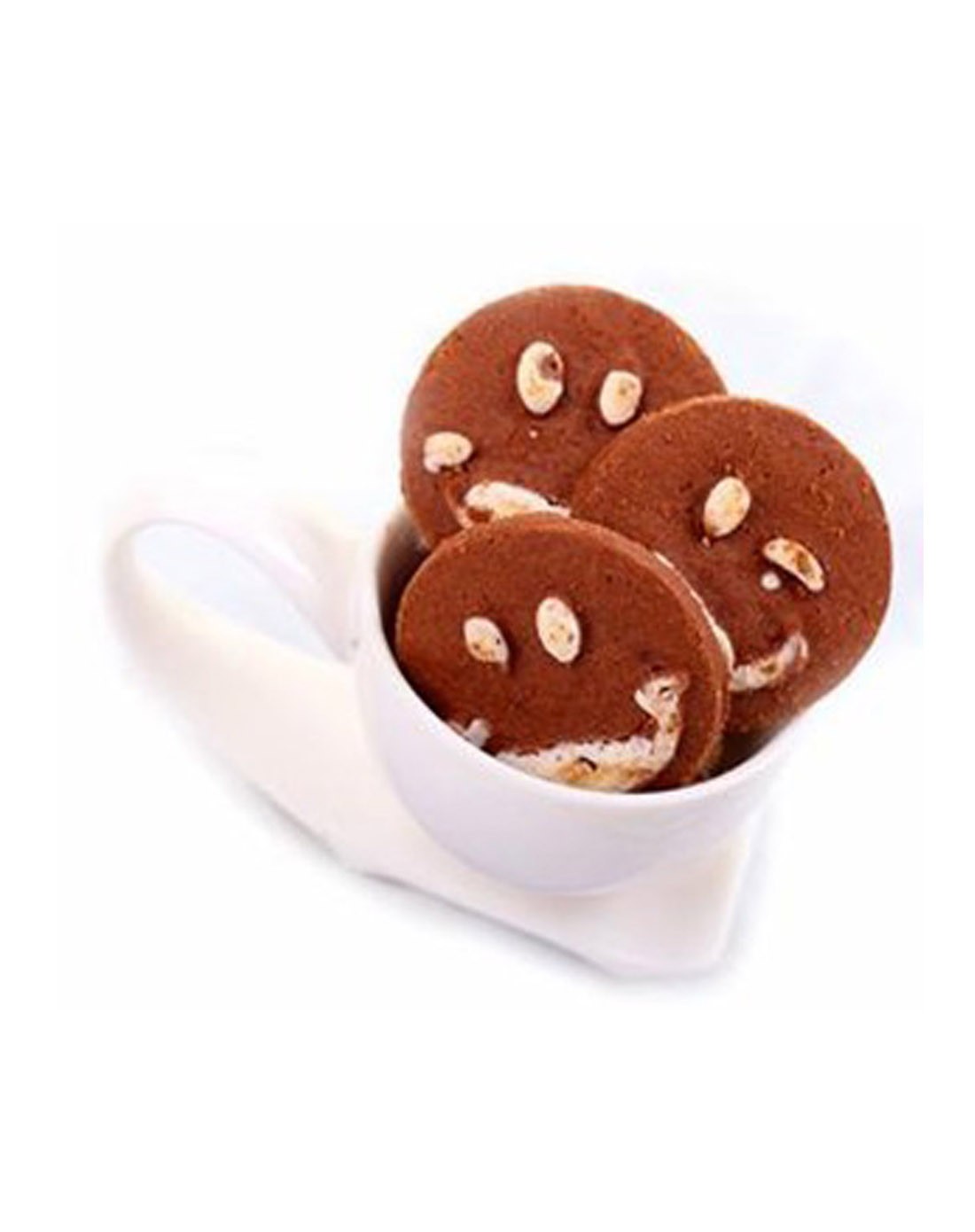 百乐可巧克力笑脸饼干350g