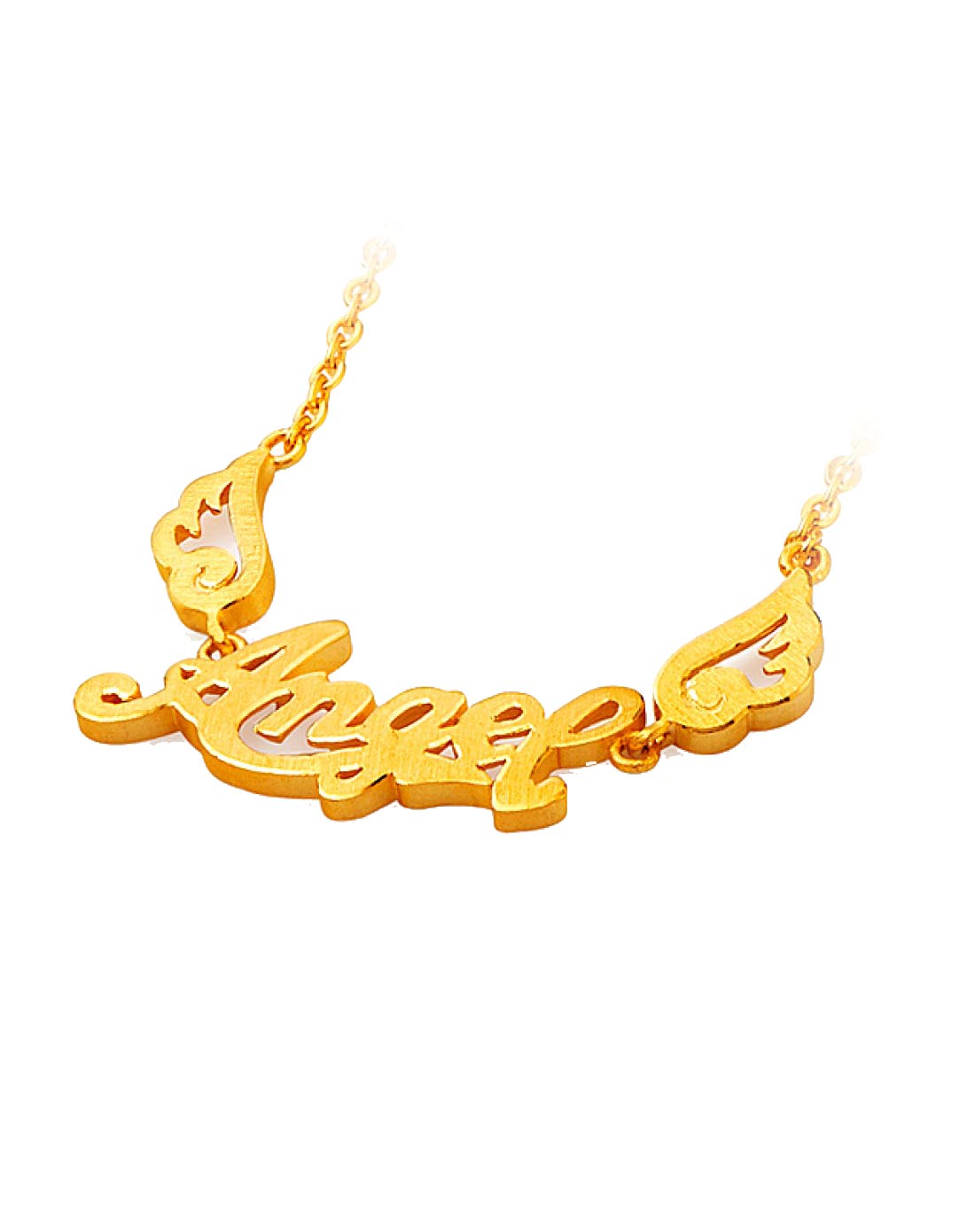 周大福chow tai fook珠宝专场-温柔天使黄金项链(计价)