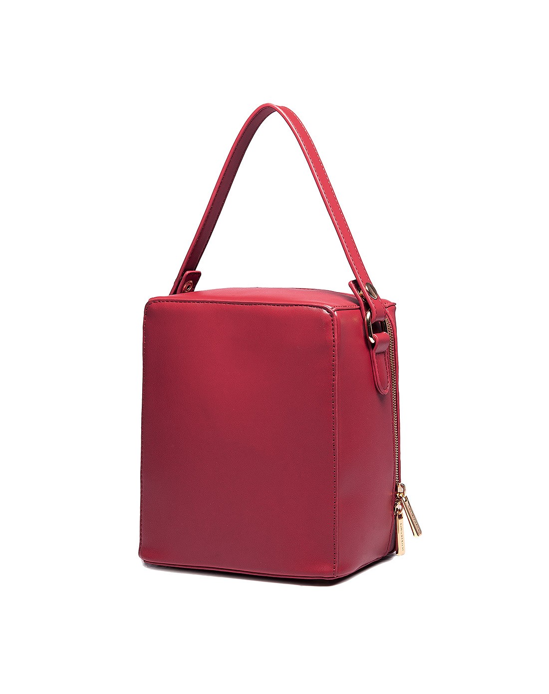 麦包包集团时尚浪美 女款酒红色美好记忆系列手提斜挎包1507030902