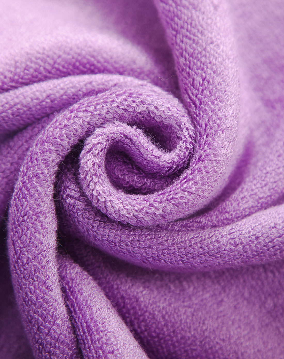 紫色竹纤维新款缎浪毛巾*1