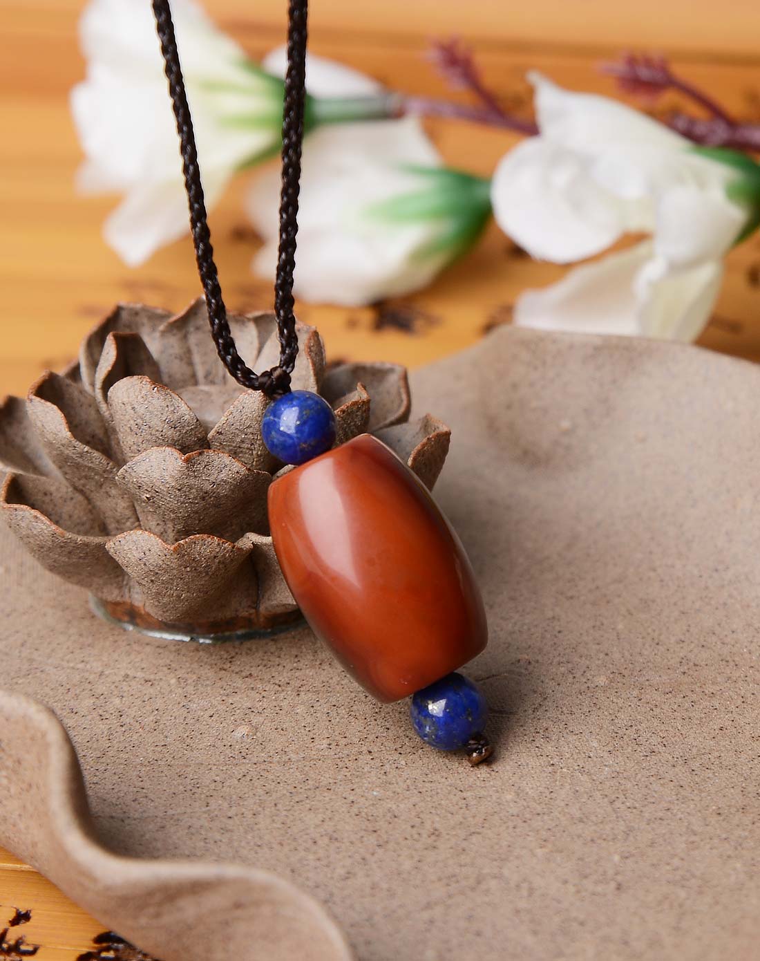 南红玛瑙路路通吊坠(附证书)