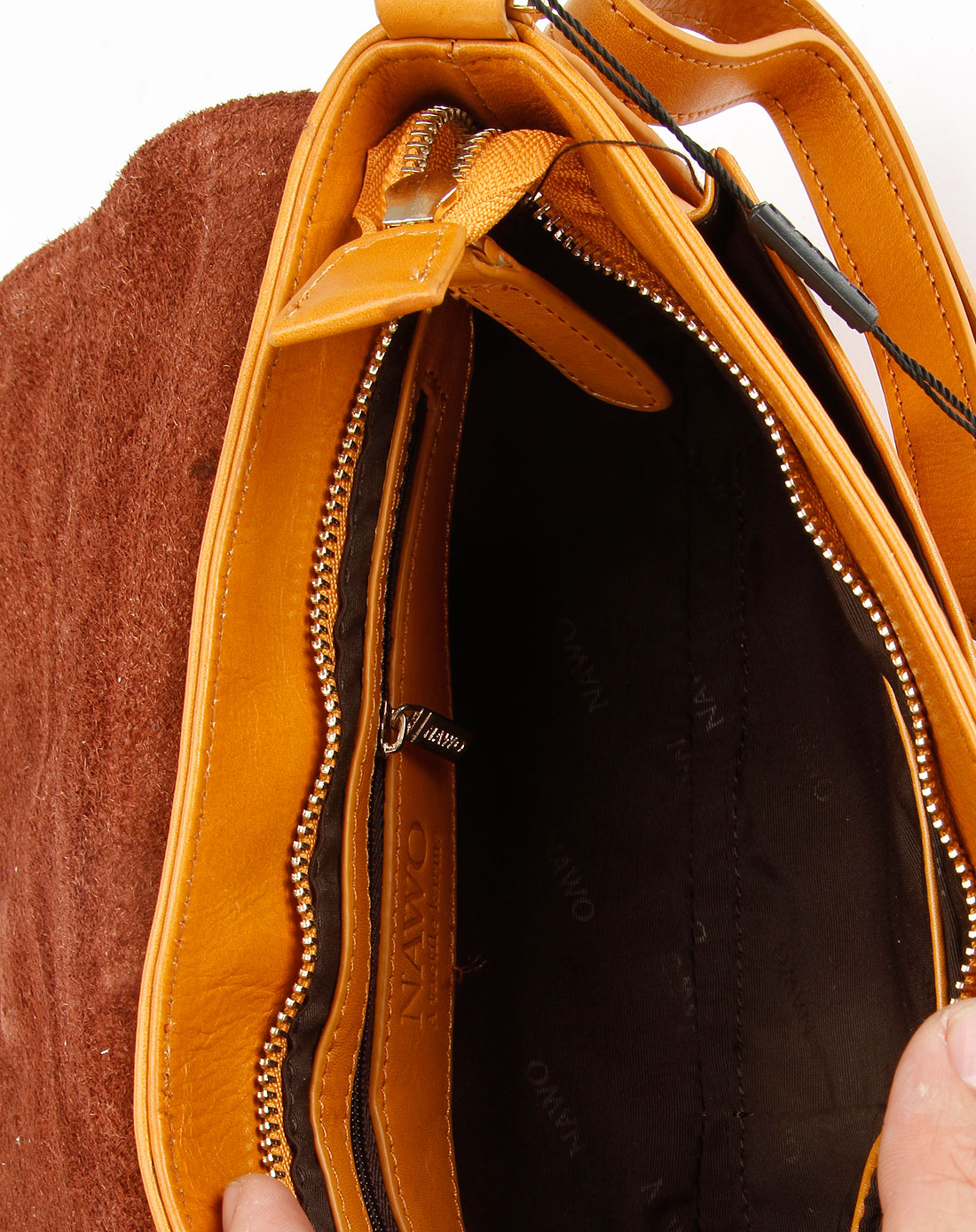 土黄色复古斜挎包