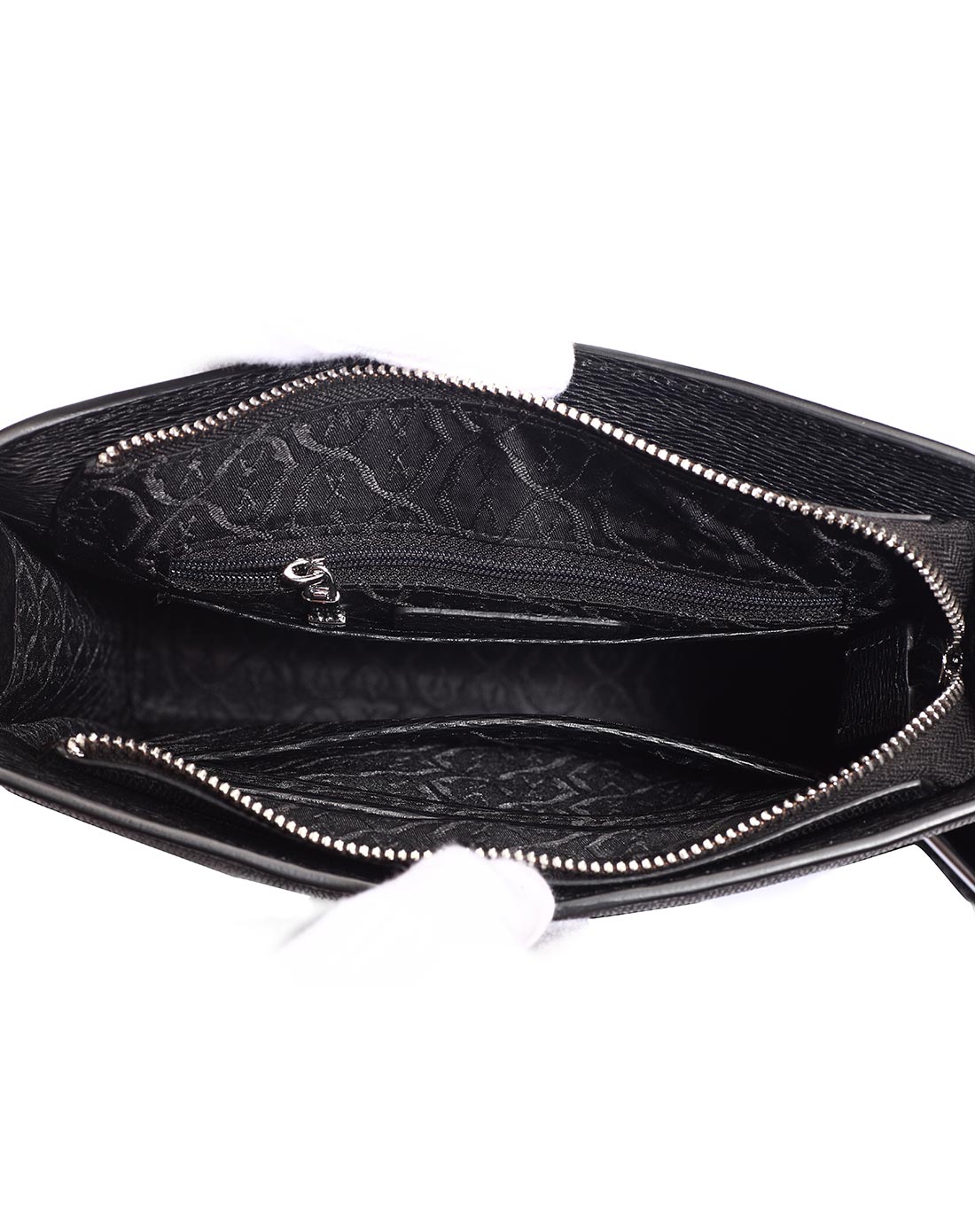 夏利豪charriol国际品牌皮具专场意大利进口男款黑色时尚休闲单肩斜