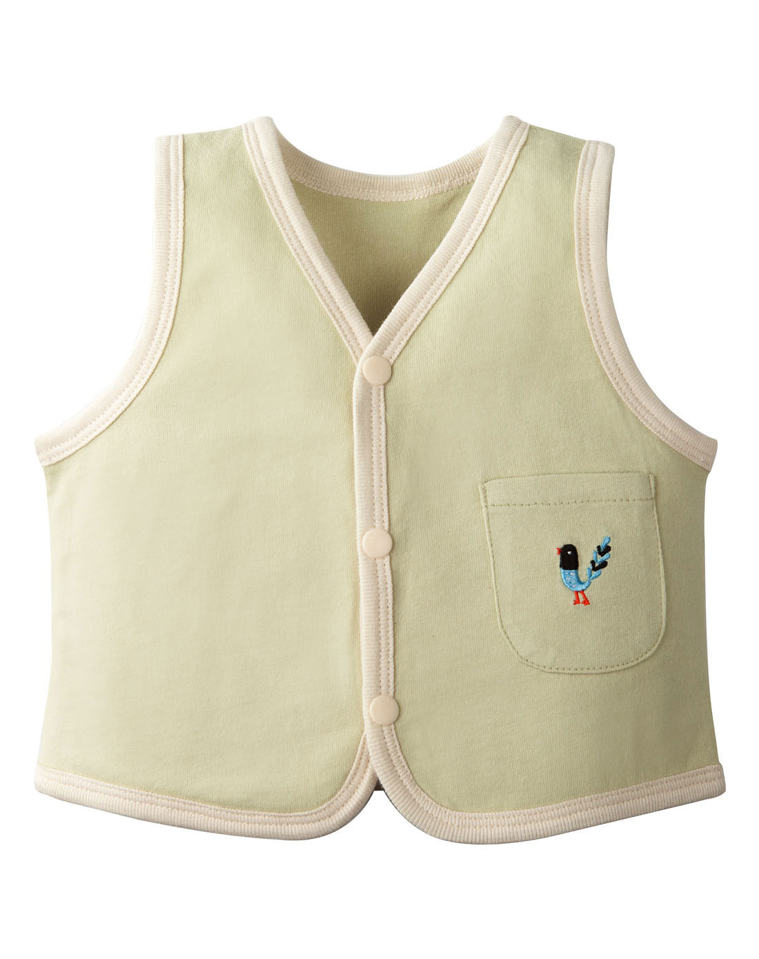 婴儿有机棉背心