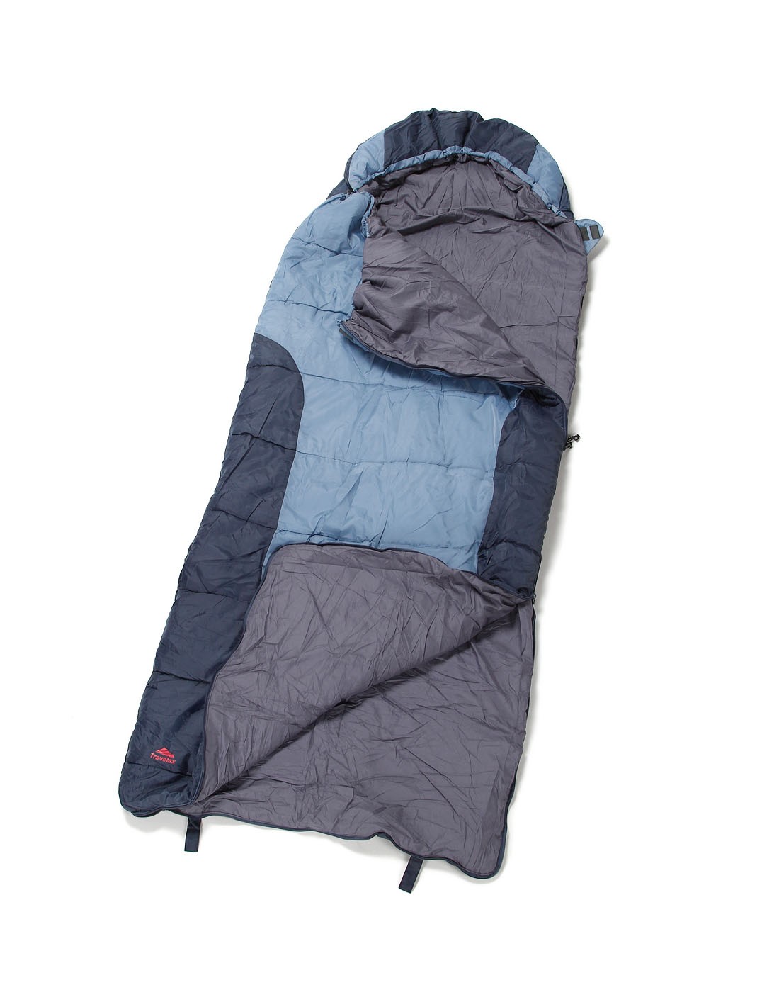 中性款青蓝灰色棉睡袋 舒适柔软保暖