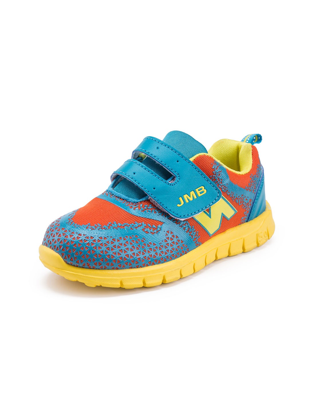 杰米熊中性桔红时尚休闲鞋