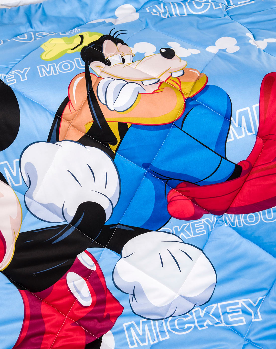 150*200cm迪士尼蓝色快乐米奇高飞冬被