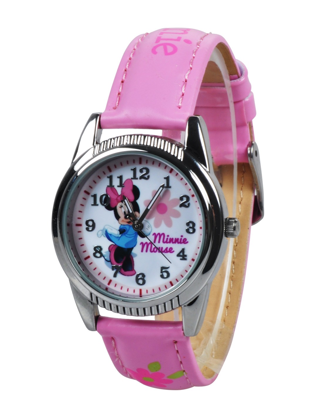 迪士尼女童粉色米妮高级腕表