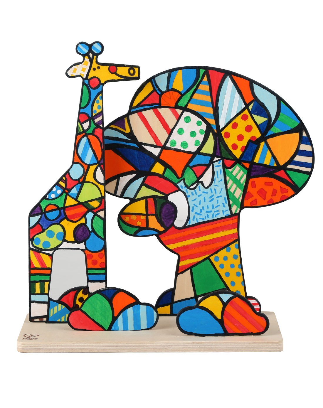 德国hape4岁 diy立体涂鸦画-梦幻丛林e5109