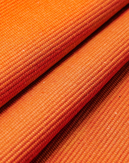 60cm*90cm手织棉素色地垫(橙)