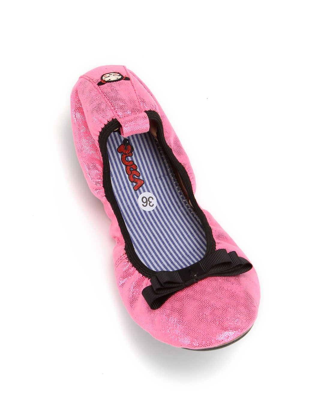 100km&pf旗下品牌专场pucca 女款玫红色舒适百搭休闲鞋bpqc102-玫红