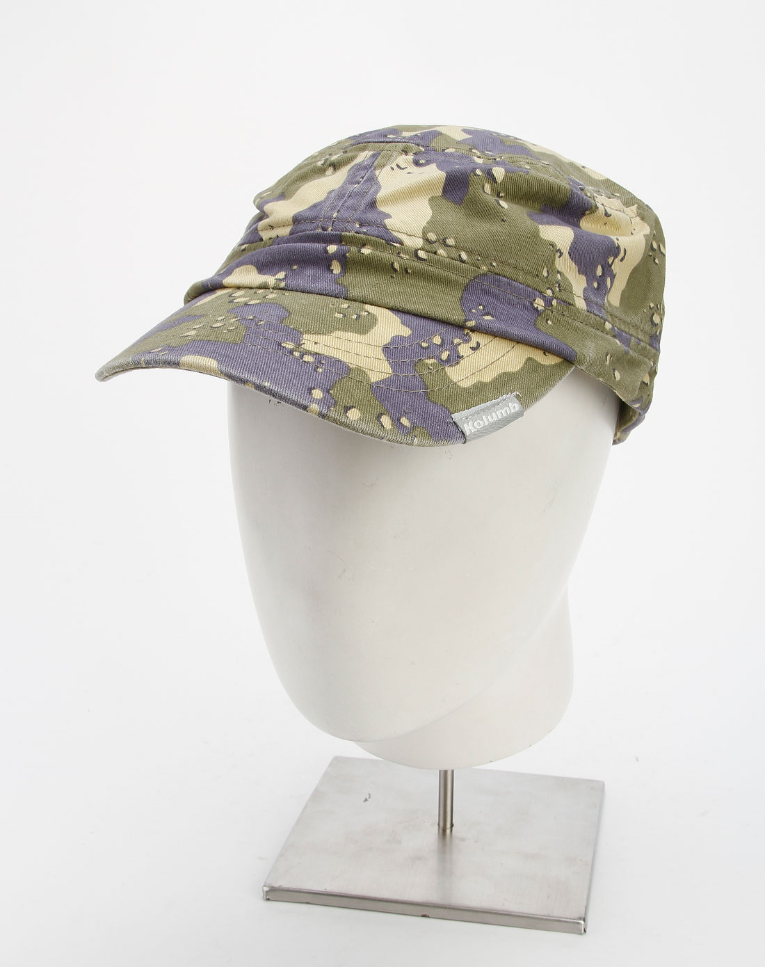 中性军绿色时尚简约迷彩太阳帽