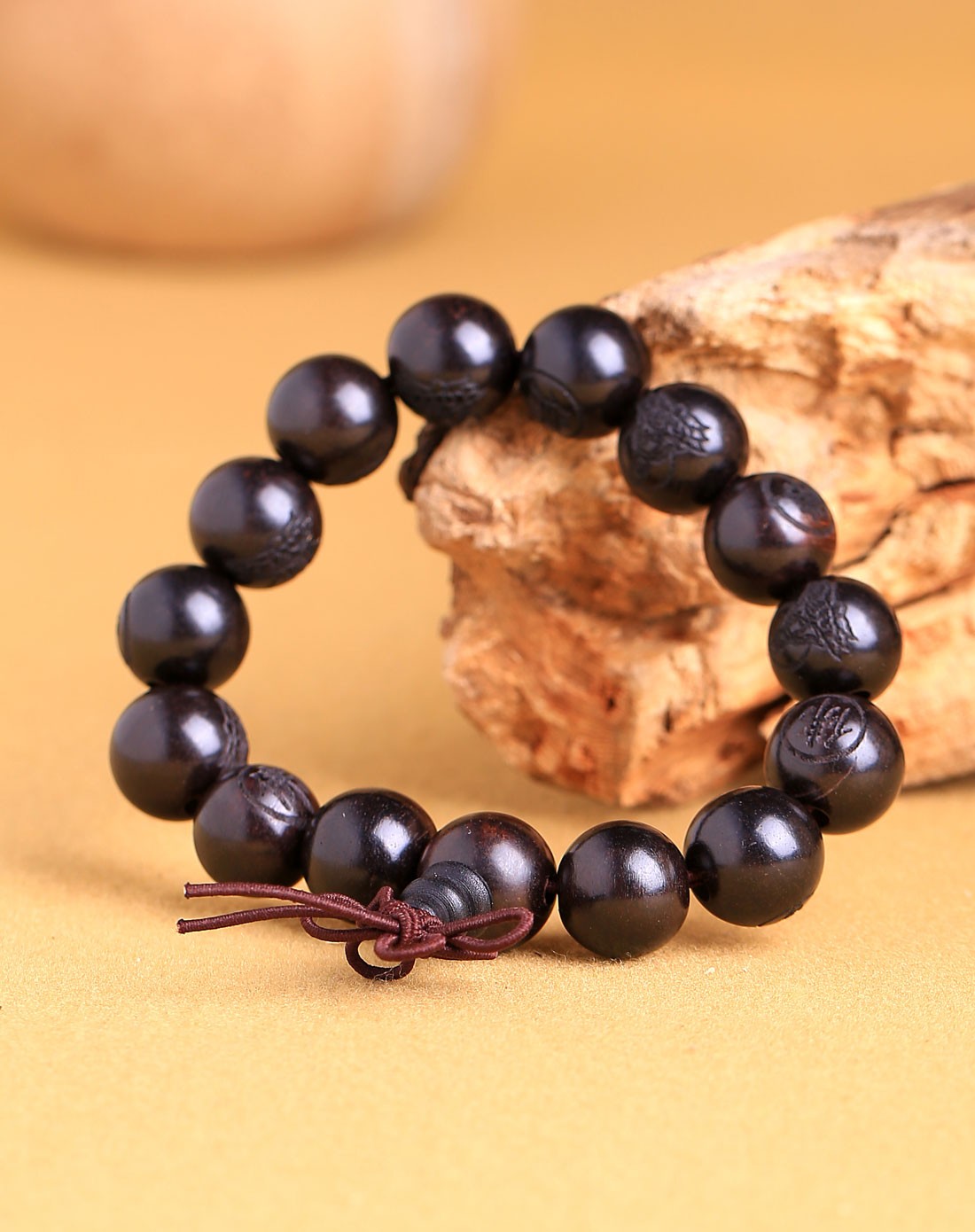 太阳之爱 消灾避邪黑檀手串
