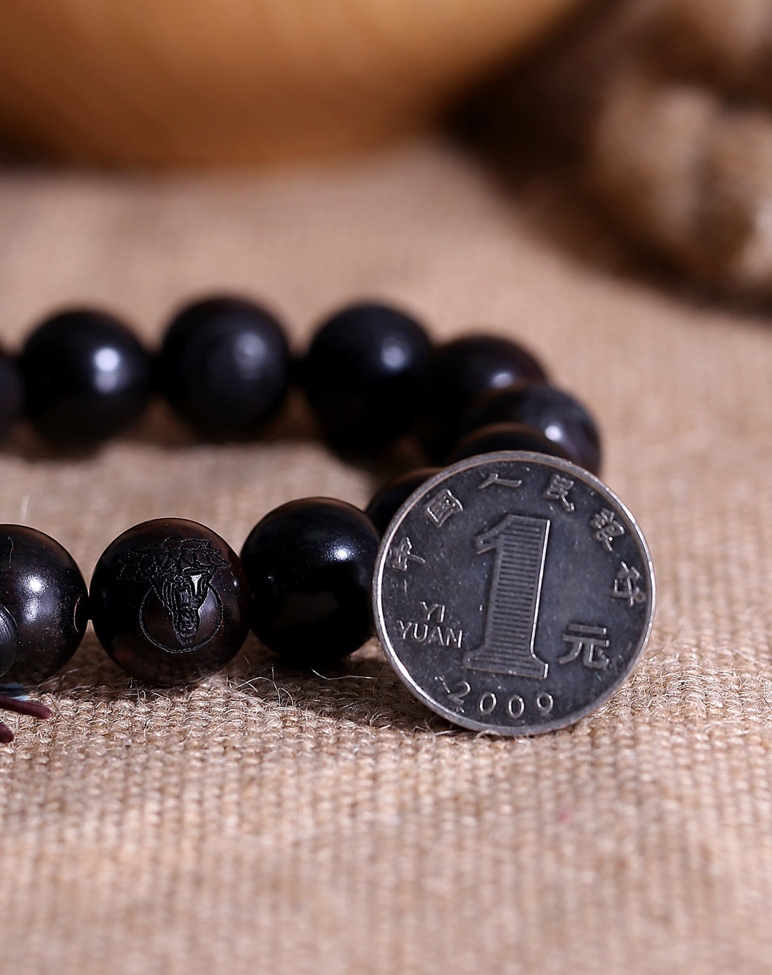 太阳之爱 消灾避邪黑檀手串