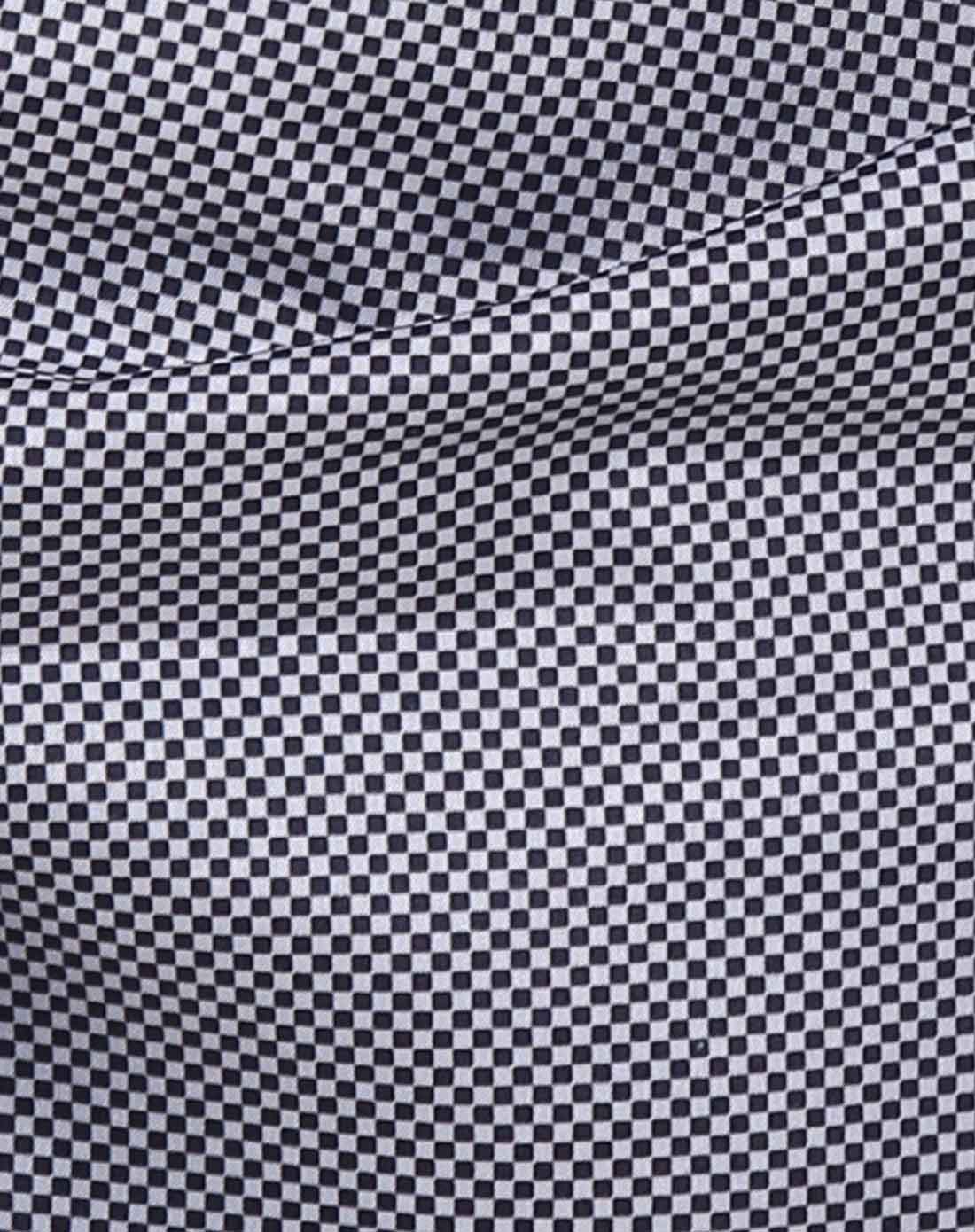 黑灰/白色时尚斯文细格子长袖茄克