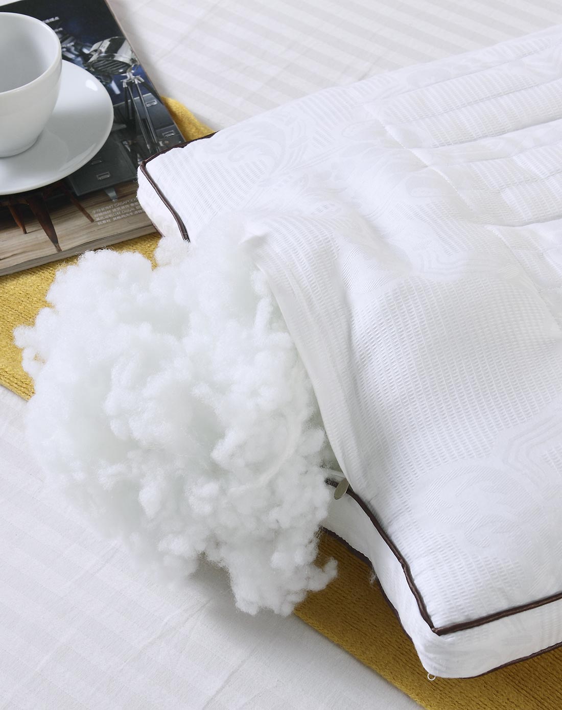 全棉木棉决明子枕芯48*74cm