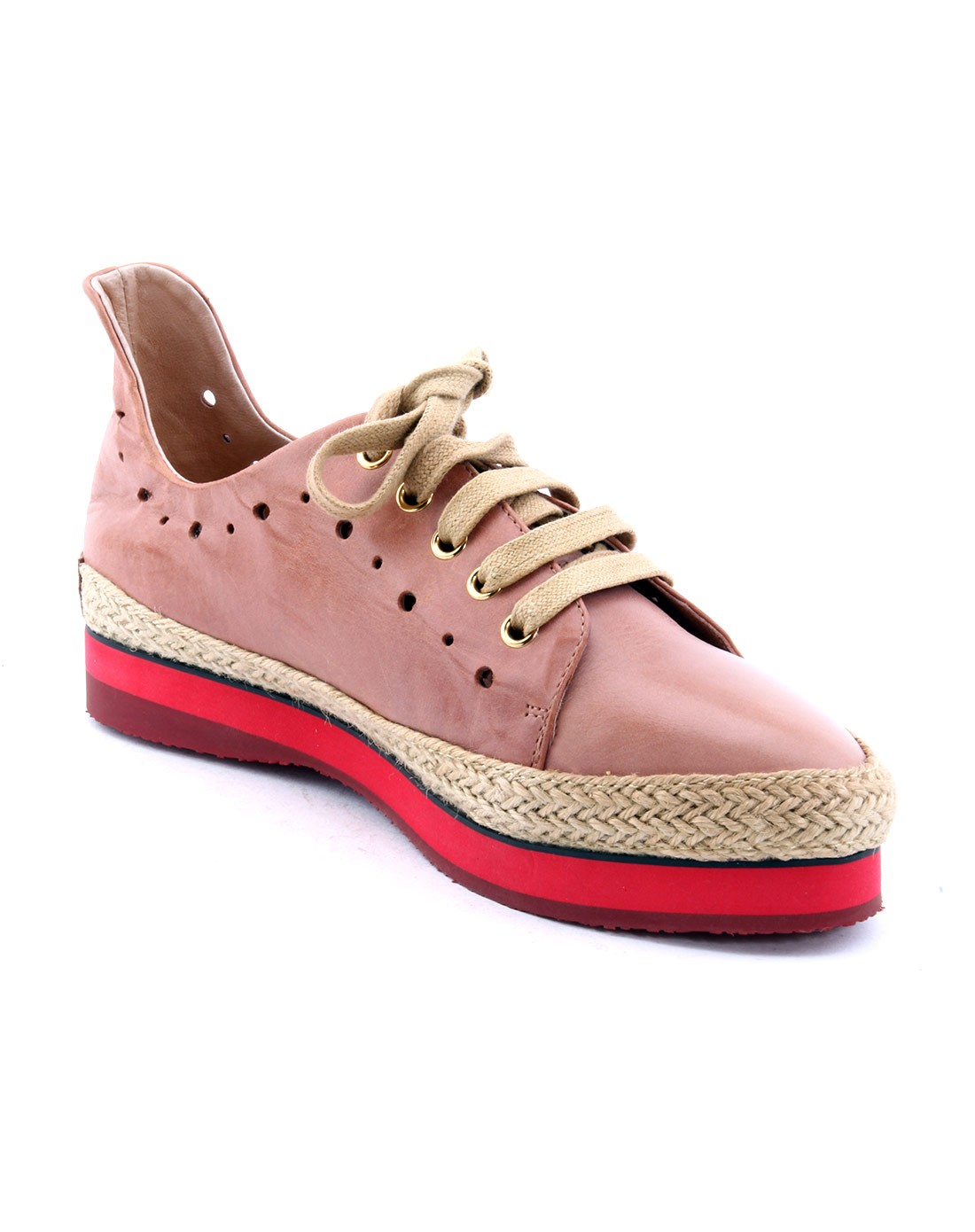 igi&co女鞋专场 > 艾高igi&co 女款咖啡色时尚舒适平跟女单鞋