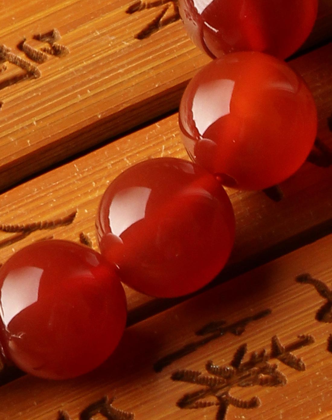 3a级巴西红玛瑙手链原创附证书