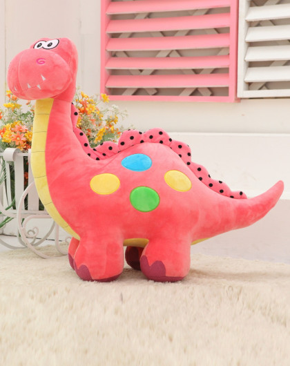 迷彤屋mitongwu 粉色小号恐龙公仔45cm