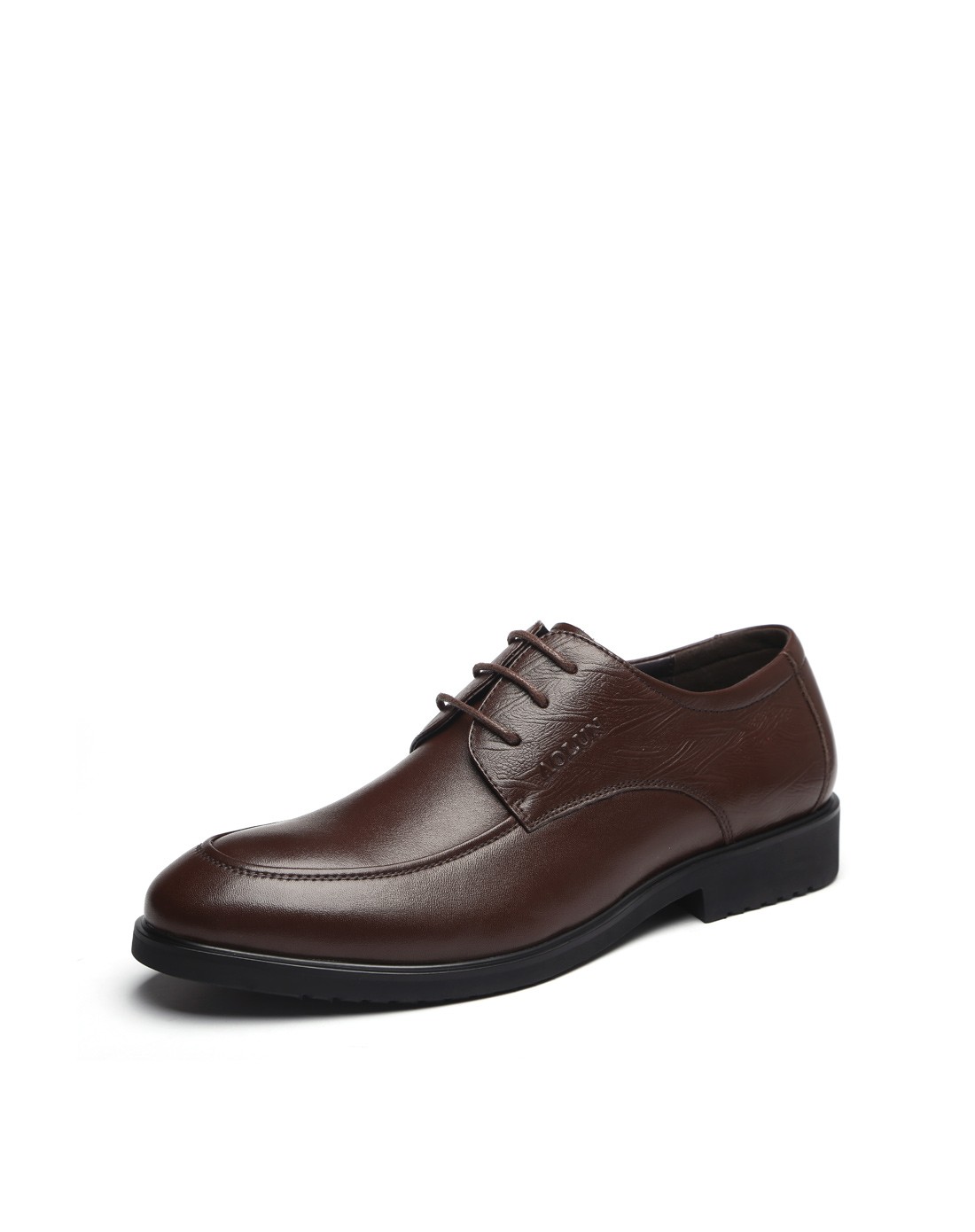 澳伦aolun男女鞋混合专场-男款棕色真皮商务正装皮鞋