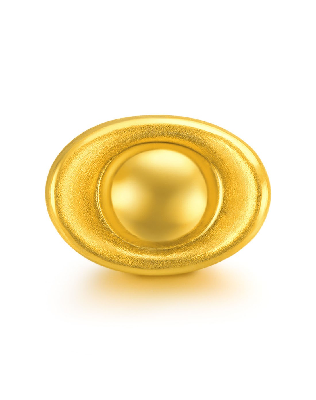 千足金硬金招财元宝挂件0.89g