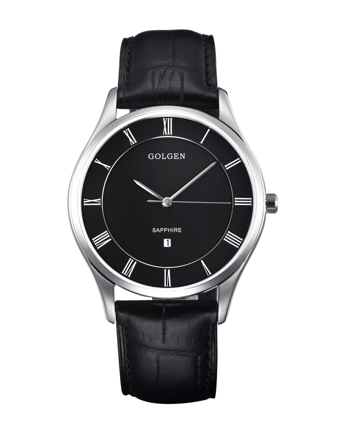 古尊golgen2014网络特供优雅纤薄复古石英男表gn.19091m.pb_唯品会