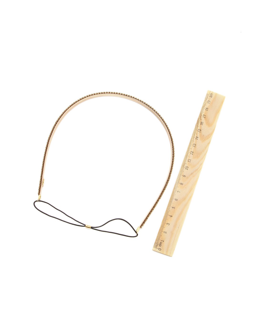 alexandre de paris发饰移动端专场米色镶水晶百搭简约发带thb01-2