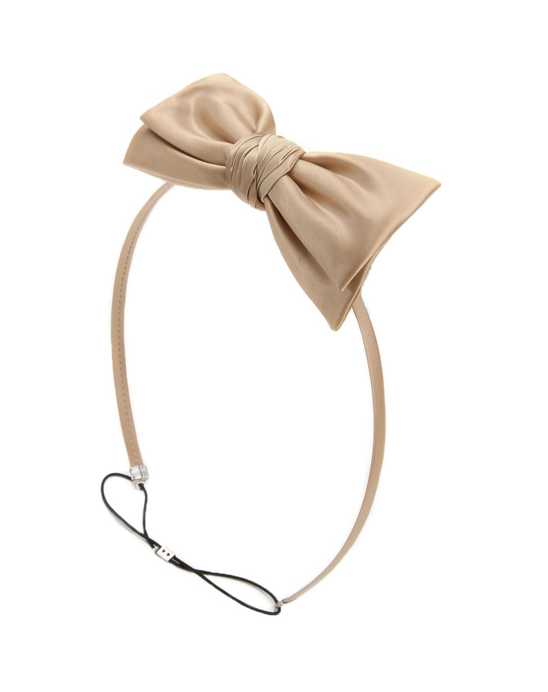 alexandre de paris米色复古蝴蝶结经典发带thb01-4missap14-s_唯品会