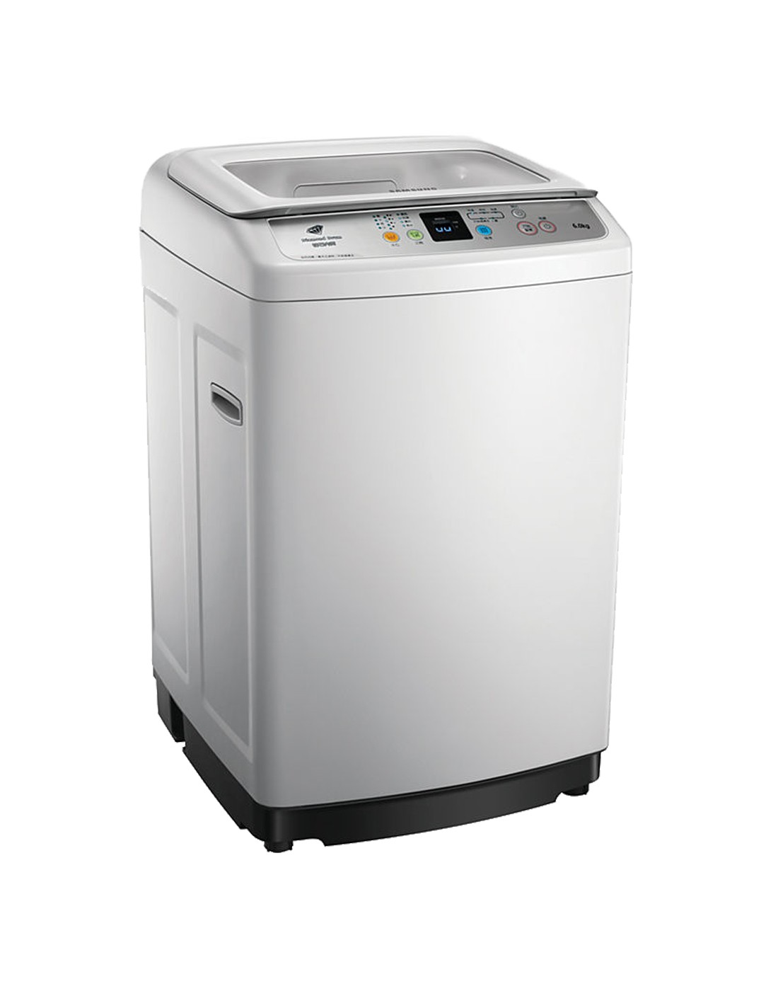 三星samsung电器专场6公斤波轮钻石内桶体式钢化玻璃视窗xqb60-c85y