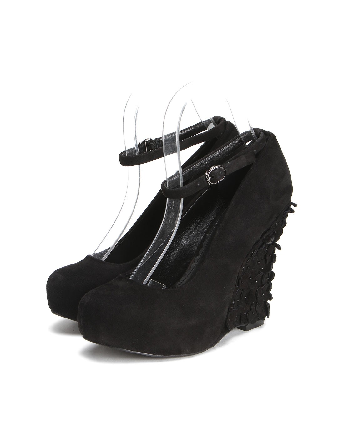 卓雅黑色优雅俏丽高跟鞋