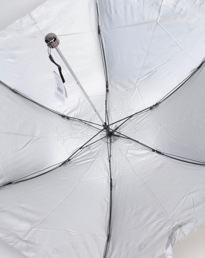 香槟色三折外翻超细银胶伞