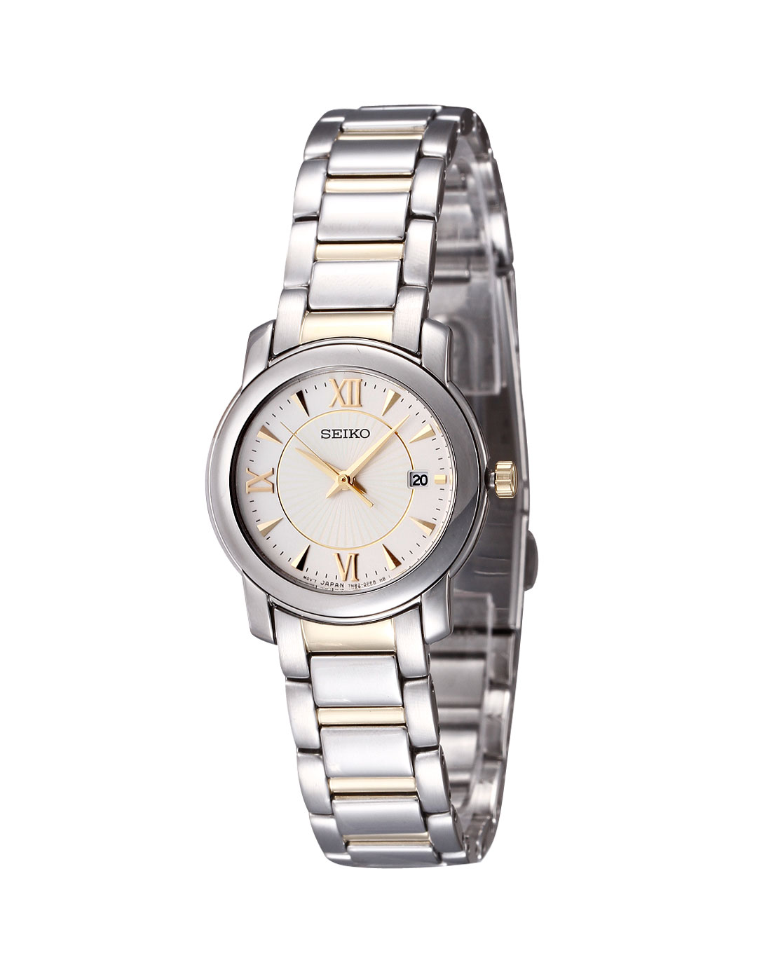 精工seiko手表专场-女款银/金/白色气质时尚淑女石英手表