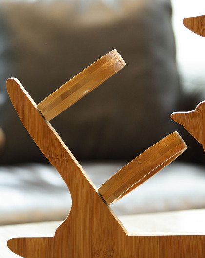 一品望家 欧式创意折叠红酒架(海豚恋人)