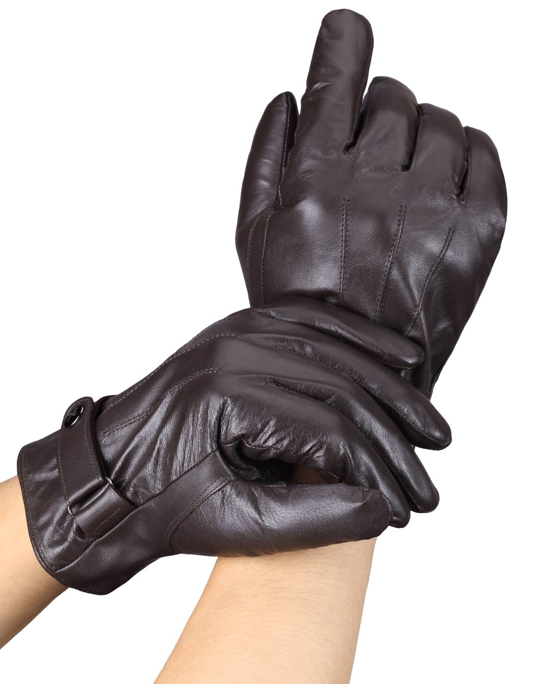 男款咖啡男款式羊皮手套